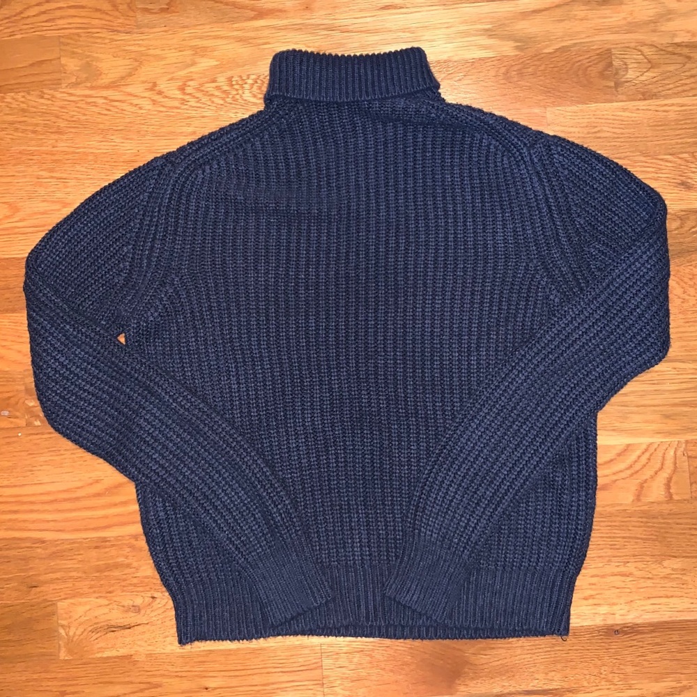 BOGO FREE Vintage Navy Italian Turtleneck